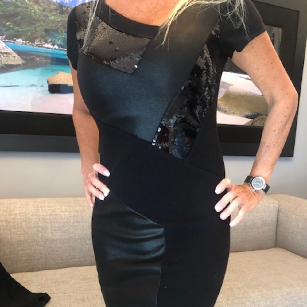 Armani Exchange Black Beautiful Dress